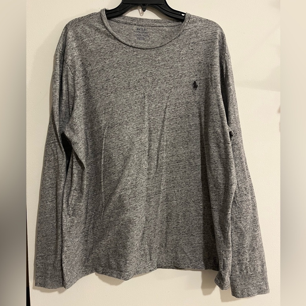 Polo Ralph Lauren Heather Gray Men’s Long Sleeve Tee